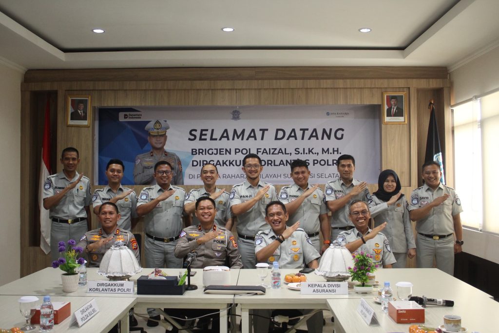 Kunjungi Jasa Raharja Sulselbar, Brigjen Faizal: Terima Kasih Atas Kerjasama dan Kolaborasinya