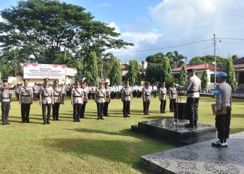 Kapolres Bulukumba Pimpin Sertijab Kabag Ops, 2 Kasat dan Kapolsek