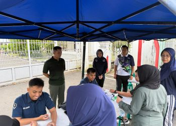 Dalam Rangka HUT Bhayangkara ke-79, Polres Maros Buka Pelayanan Kesehatan dan SKCK di Area CFD