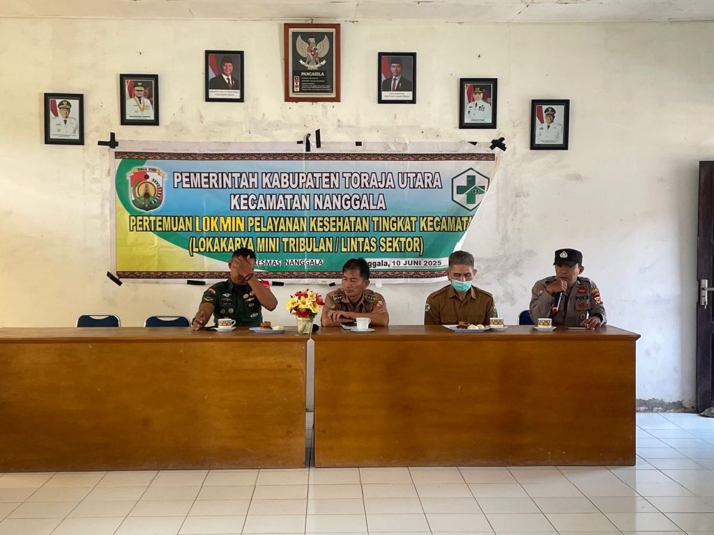 Bhabinkamtibmas Polsek Tondon Nanggala Hadiri Pertemuan Lokakarya Mini Pelayanan Kesehatan 
