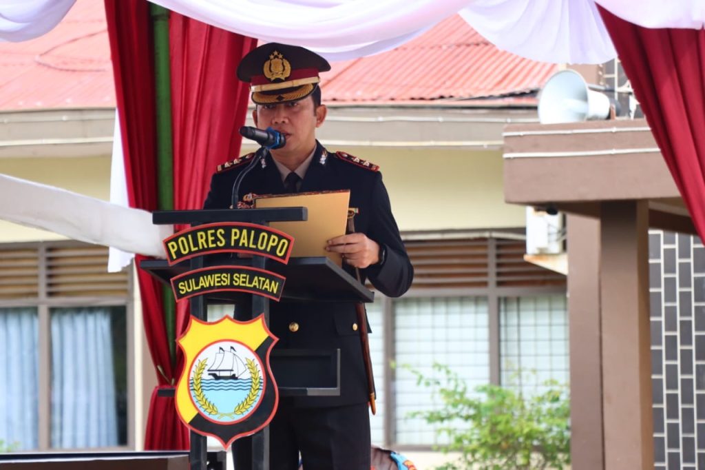 Kapolres Palopo Pimpin Upacara Peringatan Hari Lahir Pancasila
