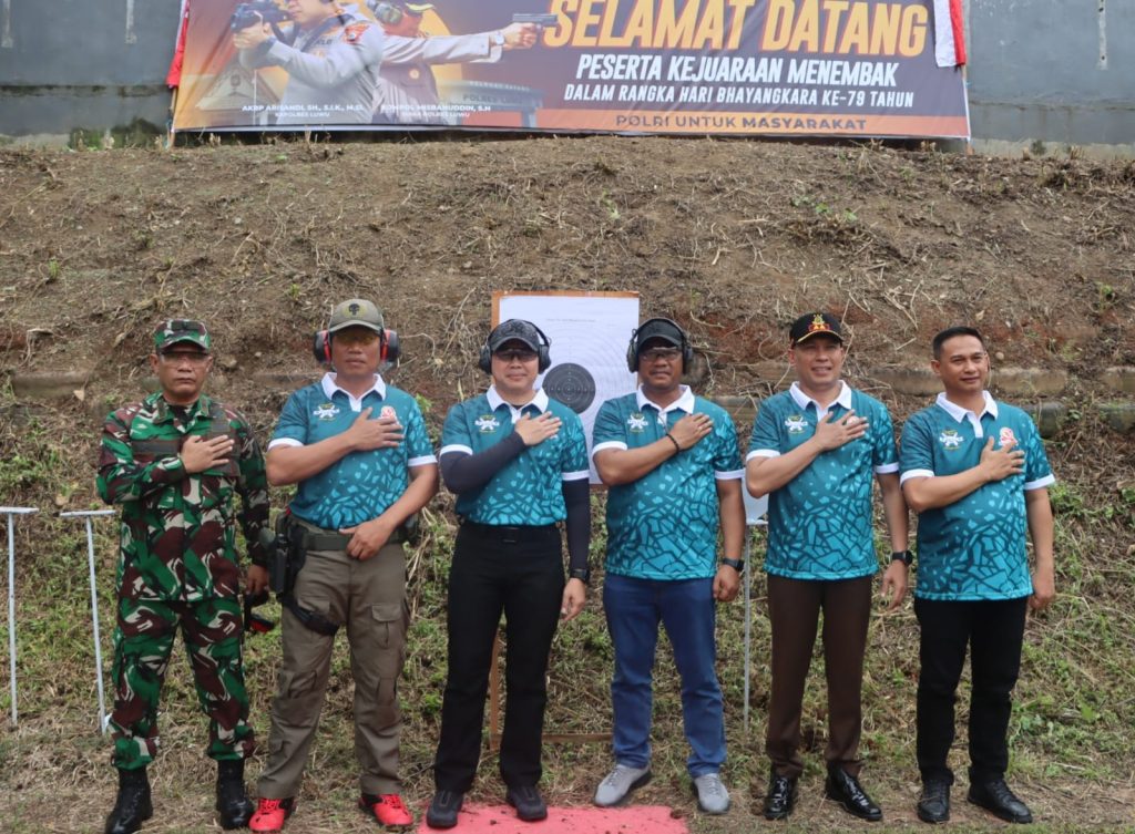 Kapolres Luwu Buka Kejuaraan Menembak Dalam Rangka Hari Bhayangkara ke-79
