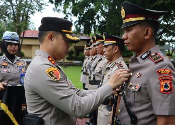 Kapolres Luwu Pimpin Sertijab Kabag Ren, Kasat Binmas dan Sejumlah Kapolsek