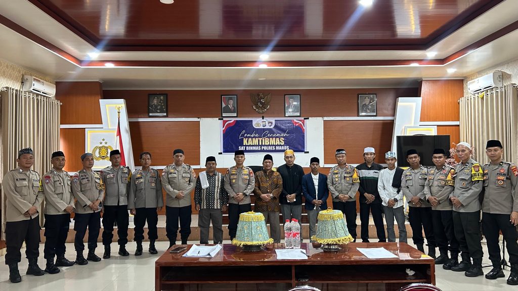 Meriahkan Hari Bhayangkara ke-79, Polres Maros Gelar Lomba Ceramah Kamtibmas