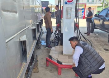 Antisipasi Penyalahgunaan BBM Subsidi, Sat Reskrim Polres Maros Turun Langsung Cek SPBU