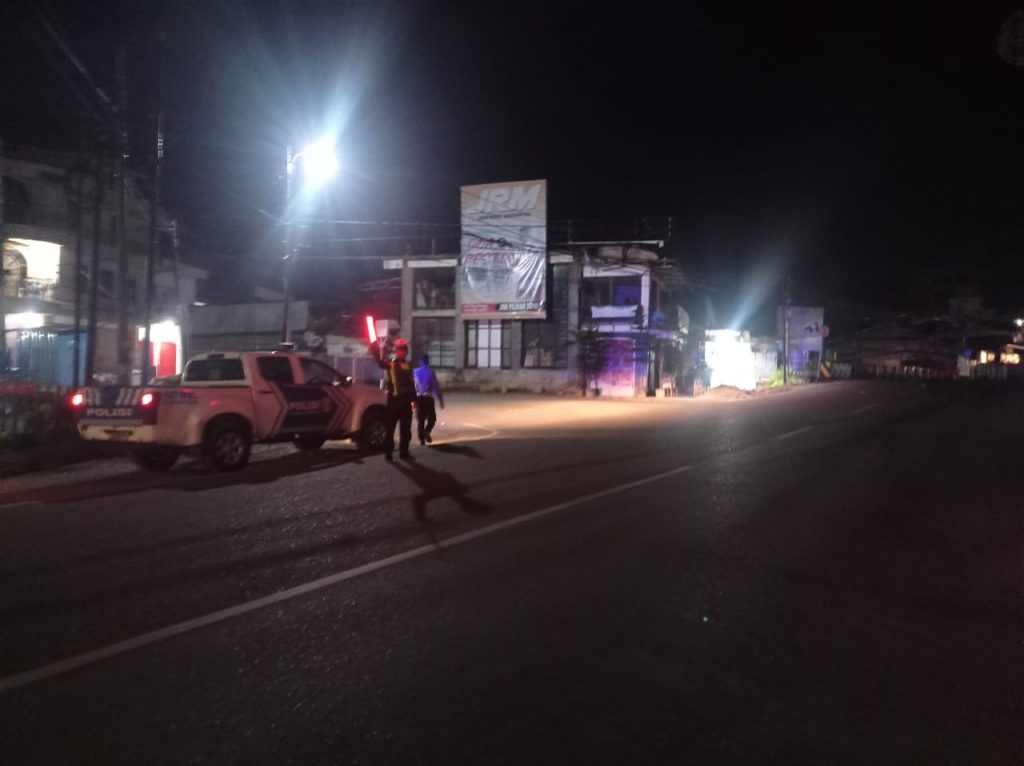 Antisipasi Gangguan Kamseltibcar Lantas, Personel Satlantas Polres Tana Toraja Gencar Patroli