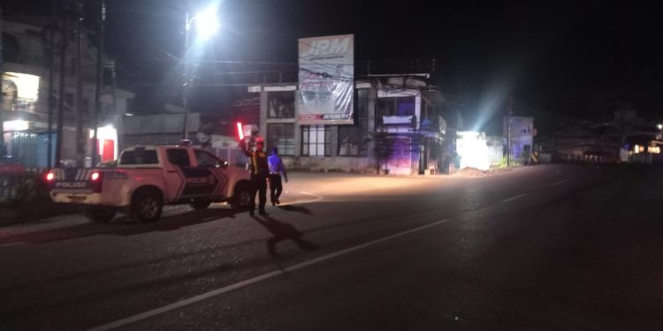 Antisipasi Gangguan Kamseltibcar Lantas, Personel Satlantas Polres Tana Toraja Gencar Patroli