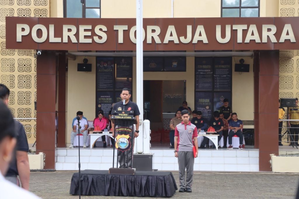 Dalam Rangka HUT Bhayangkara ke-79, Kapolres Toraja Utara Gelar Pekan Olahraga Bhayangkara Cup 2025