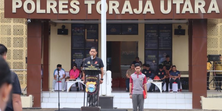 Dalam Rangka HUT Bhayangkara ke-79, Kapolres Toraja Utara Gelar Pekan Olahraga Bhayangkara Cup 2025