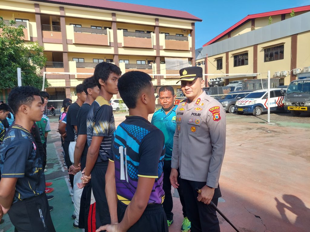 Kapolres Gowa Buka Secara Resmi Seleksi Atlet Bola Voli