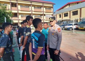 Kapolres Gowa Buka Secara Resmi Seleksi Atlet Bola Voli