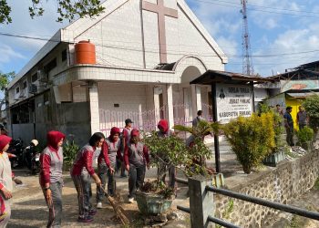 Dalam Rangka Hari Bhayangkara ke-79, Polres Pinrang Gelar Bakti Religi di Masjid dan Gereja