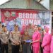 Dalam Rangka HUT Bhayangkara ke-79, Kapolres Maros bersama Ketua Bhayangkari Bedah Rumah Warga