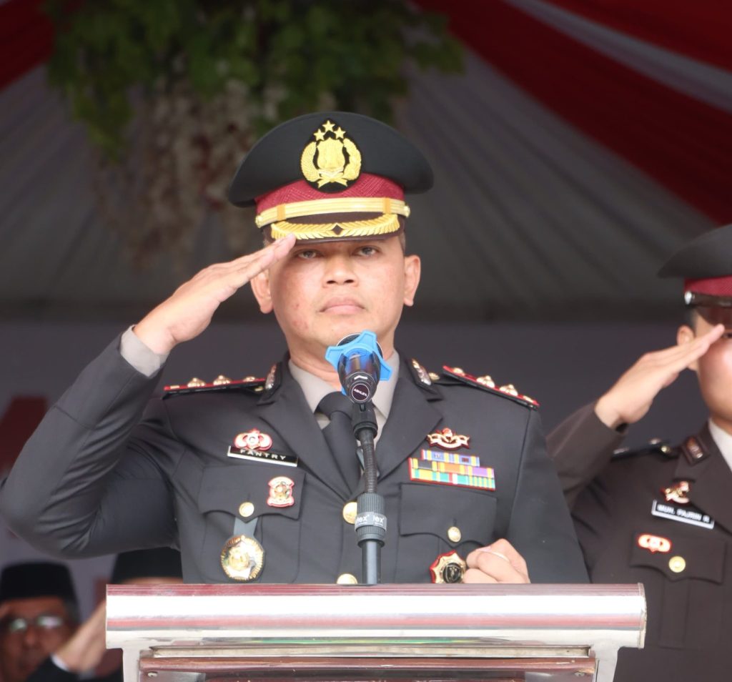 Kapolres Sidrap Pimpin Upacara Hari Lahir Pancasila 2025