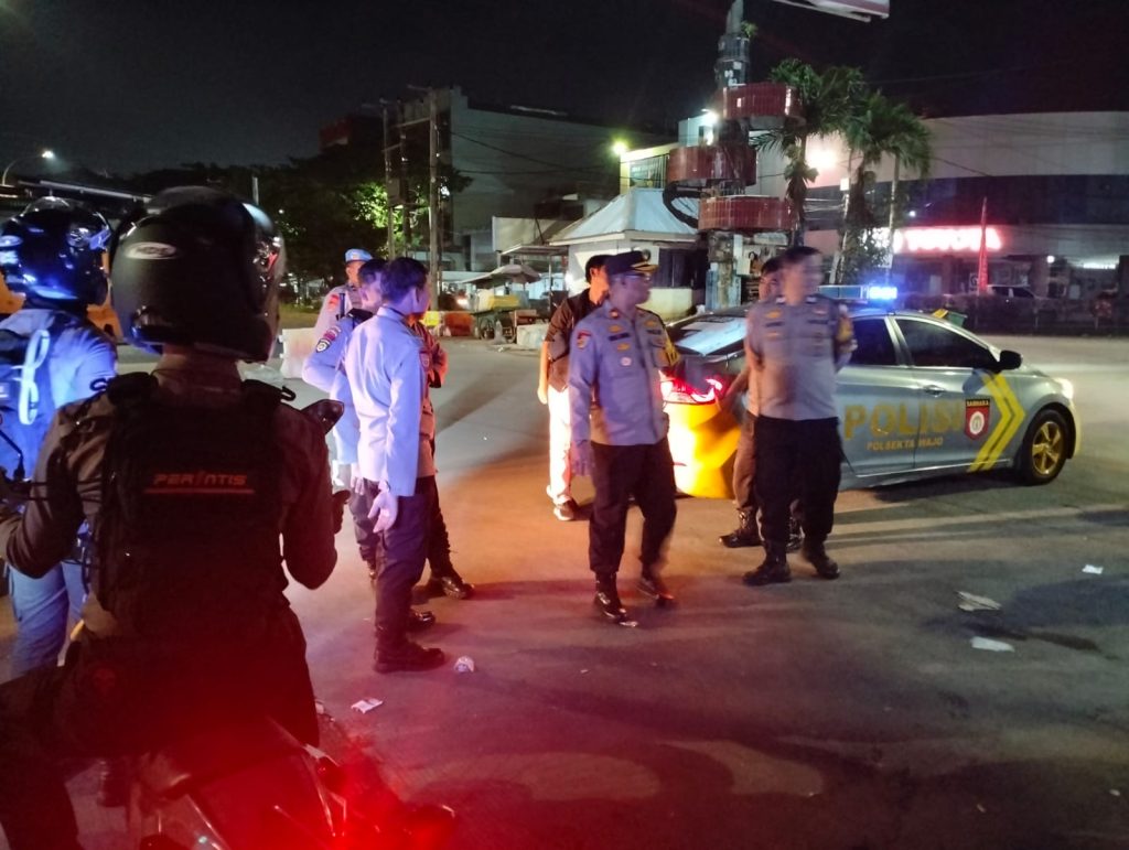 Cegah Gangguan Kamtibmas di Malam Hari, Personel Polres Pelabuhan Makassar Gelar KRYD