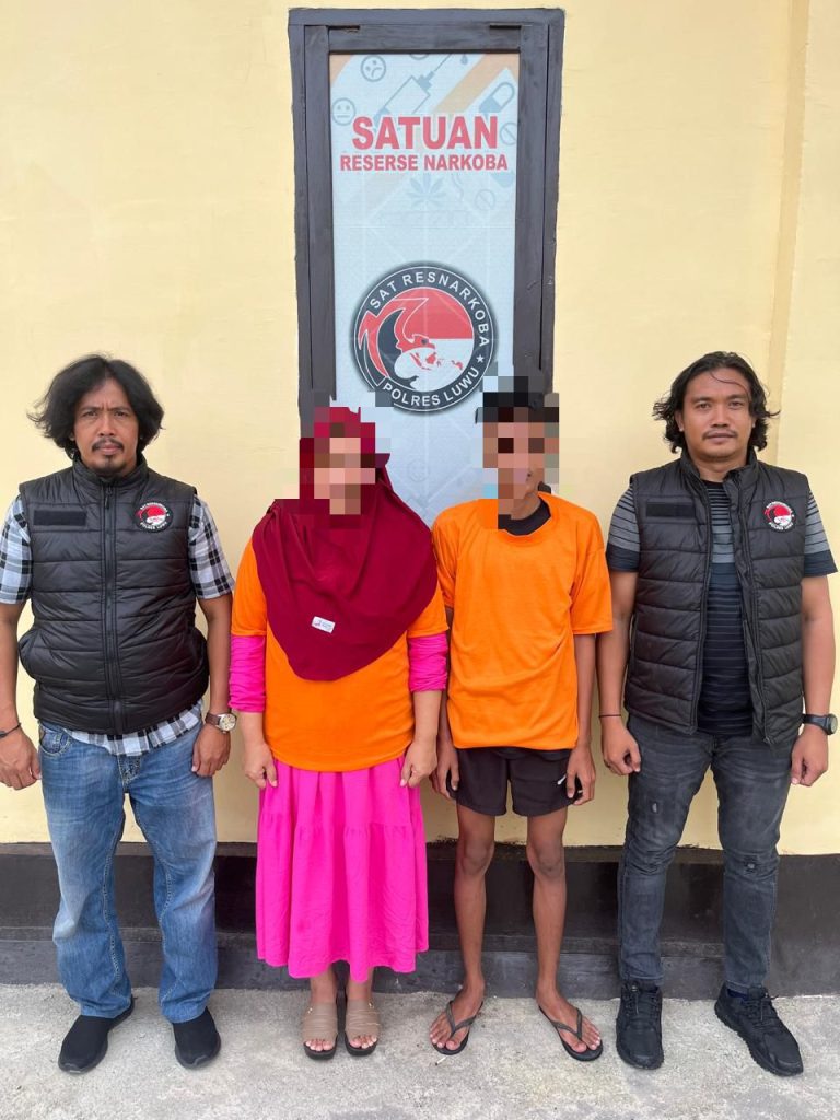 Satres Narkoba Polres Luwu Ungkap Kasus Peredaran Obat Terlarang, Ibu dan Dua Anaknya Diamankan