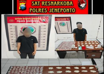 Sartres Narkoba Polres Jeneponto Berhasil Ungkap Pelaku Peredaran Obat Terlarang