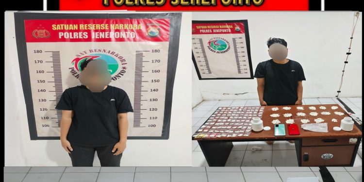 Sartres Narkoba Polres Jeneponto Berhasil Ungkap Pelaku Peredaran Obat Terlarang