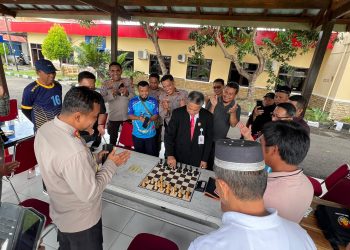 Polres Jeneponto Gelar Turnamen Catur Dalam Rangka Hari Bhayangkara ke-79