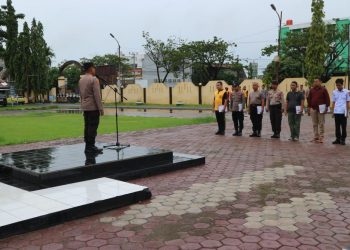 Polres Pinrang Gelar Apel Pagi dan Dilanjutkan Dengan Olahraga Bersama