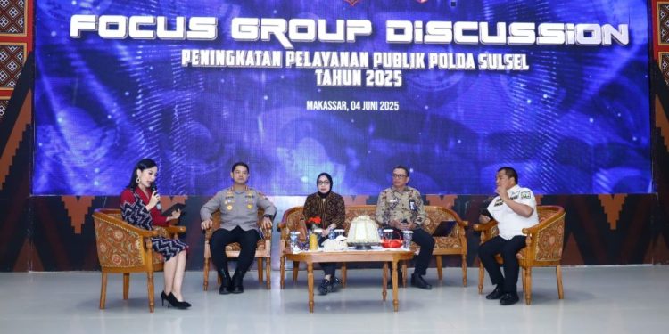 Kapolrestabes Makassar Jadi Narasumber di Kegiatan FGD Peningkatan Pelayanan Publik