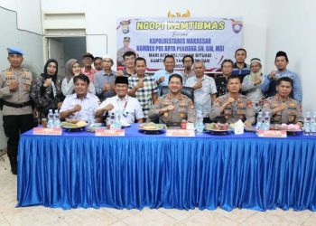 Kapolrestabes Makassar Gelar Ngopi Kamtibmas Dengan Warga Bonto Lebang