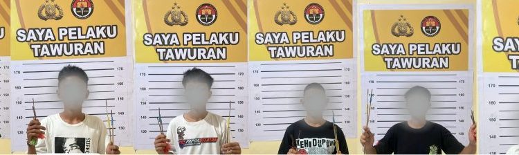 Kapolsek Panakkukang Polrestabes Makassar Pimpin Patroli dan Razia, 6 Pelaku Tawuran Diamankan