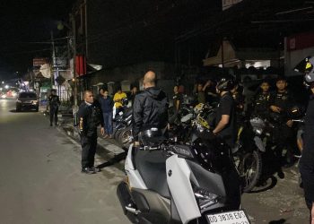 Pastikan Situasi Tetap Kondusif, Kapolres Pinrang Pimpin Patroli Gabungan di Wilayah Rawan