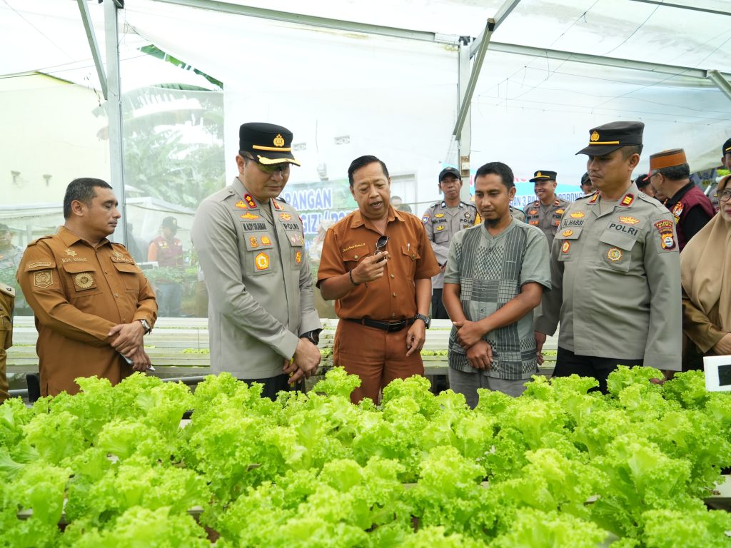 Kapolres Gowa Launching Program Pekarangan Pangan Bergizi di Bontomarannu