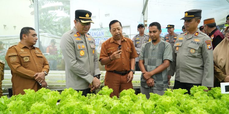 Kapolres Gowa Launching Program Pekarangan Pangan Bergizi di Bontomarannu