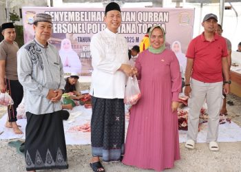 Kapolres Tana Toraja Kurban 3 Ekor Sapi Untuk Masyarakat, Kaum Dhuafa dan Anak Yatim