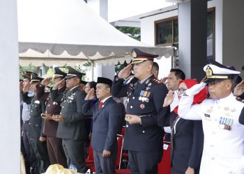 Kapolres Pinrang Hadiri Upacara Peringatan Hari Lahir Pancasila