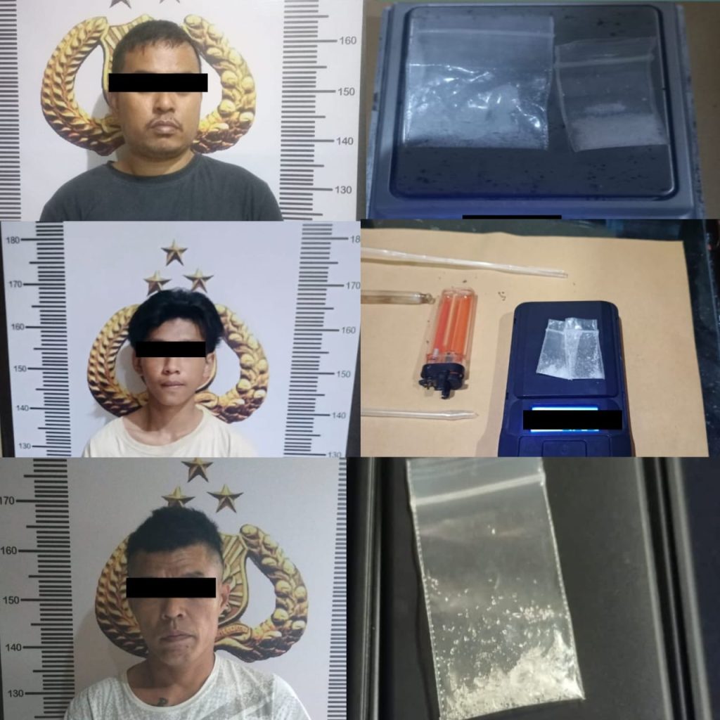 Satres Narkoba Polres Bulukumba Amankan Tiga Pelaku di Lokasi Berbeda