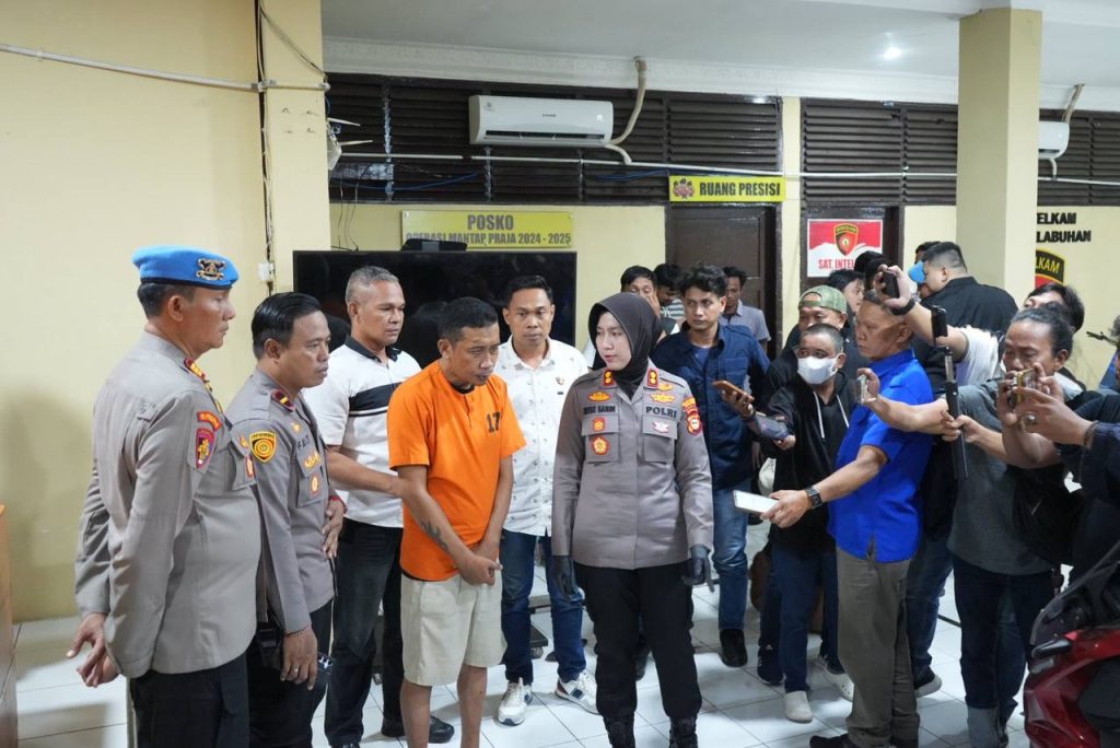 Kurang Dari 1X24 Jam, Personel Polres Pelabuhan Makassar Amankan Residivis Curanmor