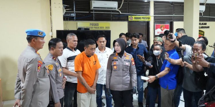 Kurang Dari 1X24 Jam, Personel Polres Pelabuhan Makassar Amankan Residivis Curanmor