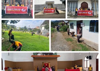 Polres Toraja Utara Gelar Bakti Religi di Sejumlah Rumah Ibadah Dalam Rangka HUT Bhayangkara Ke 79