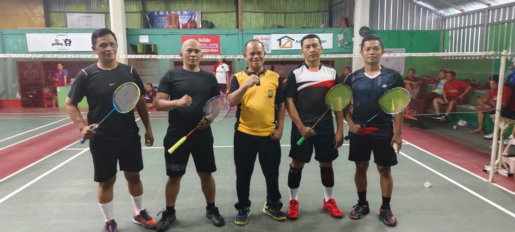 Dalam Rangka Hari Bhayangkara ke-79, Polres Pinrang Gelar Turnamen Bulu Tangkis