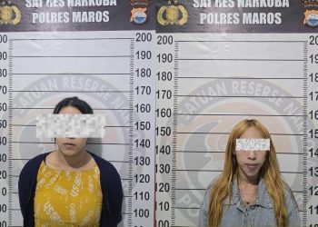 Satres Narkoba Polres Maros Amankan Dua Waria Yang Kedapatan Beli Sabu di Medsos