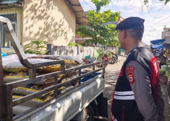 Sat Samapta Polres Selayar Gelar Kegiatan Rutin Yang Ditingkatkan di TPI Bonehalang