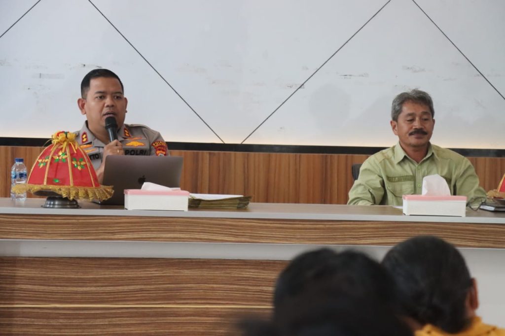 Kapolres Toraja Utara Pimpin Rakernis Jelang Panen Raya Jagung Kuartal III