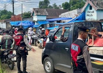 Guna Menjaga Harkamtibmas, Personel Sat Samapta Polres Takalar Gelar Patroli