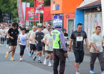 Kapolres Maros Turunkan Puluhan Personel Untuk Kawal Event Maros Marathon 2025