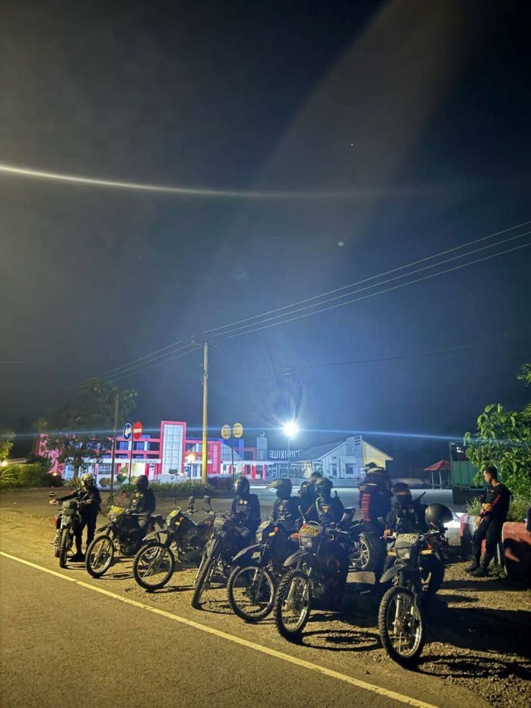 Cegah Aksi Premanisme di Malam Hari, Sat Samapta Polres Bantaeng Gencar Patroli KRYD