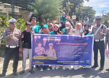Satlantas Polres Tana Toraja Masifkan Sosialisasi Tertib Lalu Lintas ke Pengendara
