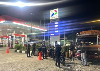 Antisipasi Gangguan Kamtibmas, Personel Sat Samapta Polres Tana Toraja Intens Patroli 
