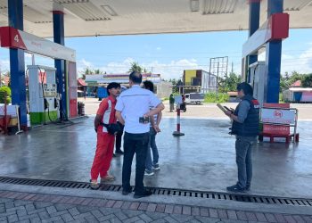 Unit Tipidter Sat Reskrim Polres Jeneponto Lakukan Pengawasan Pendistribusian BBM Subsidi di SPBU