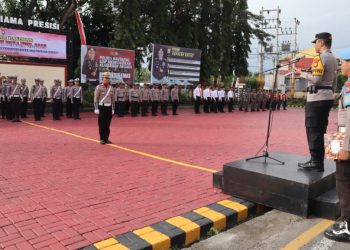 Kapolres Bantaeng Pimpin Apel Gelar Pasukan Operasi Patuh Pallawa 2025