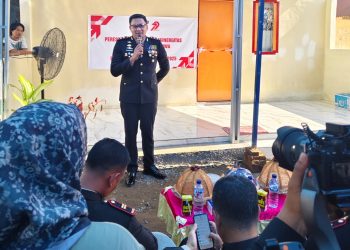 Rangkaian HUT Bhayangkara ke-79, Kapolres Gowa Resmikan Bedah Rumah Sinergitas Kamtibmas