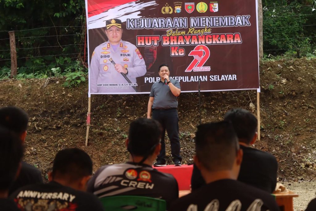 Kapolres AKBP Didid Imawan Resmi Buka Kejuaraan Menembak Perdana di Kepulauan Selayar