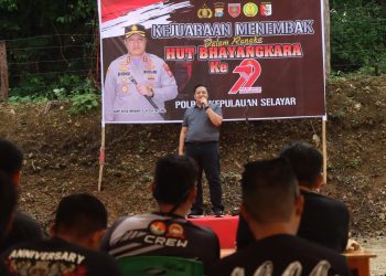 Kapolres AKBP Didid Imawan Resmi Buka Kejuaraan Menembak Perdana di Kepulauan Selayar